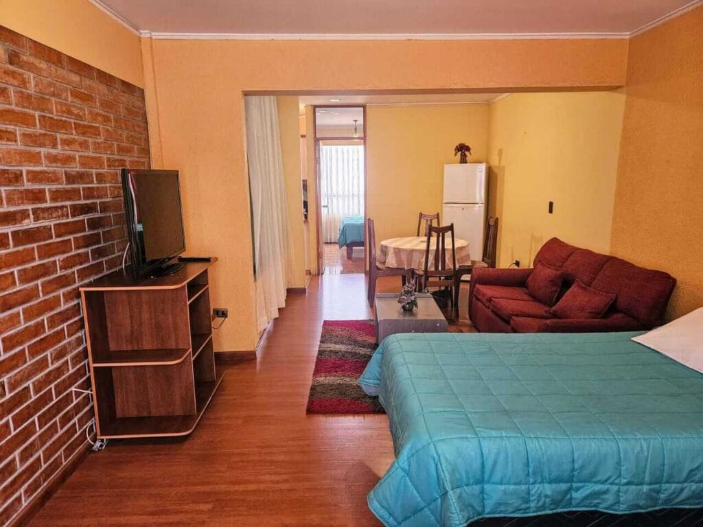 Departamento Triple completamente equipada en nuestro hospedaje en Antofagasta, Chile.